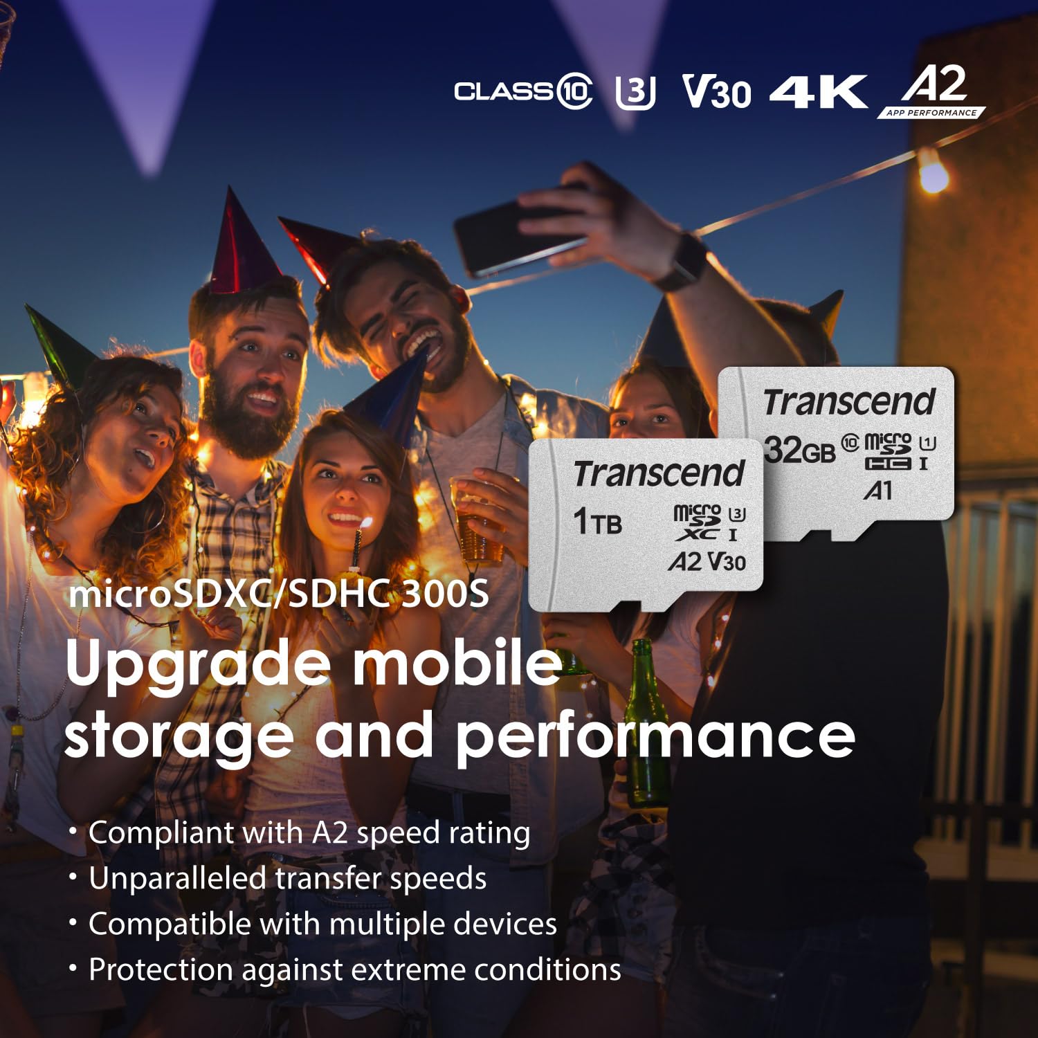 Amazon | Transcend microSDXCカード 1TB Class10 UHS-I U3 U1 V30 A2